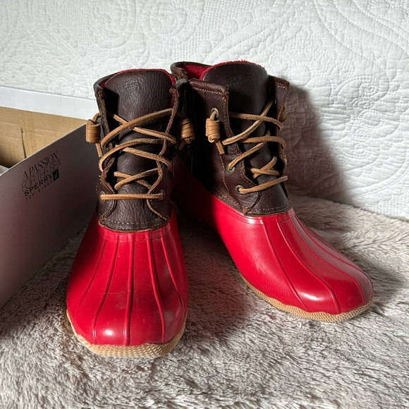 Sperry top-sided saltwater waterproof cold weather duck boots size 9 - Picture 6 of 7